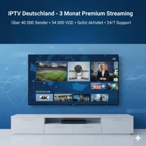 IPTV Deutschland 3 Monate Premium Streaming