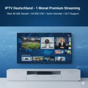 IPTV Deutschland 1 Monat Premium Streaming